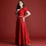 Embellished Sequinned Ready to Wear Lehenga & Blouse With Dupatta