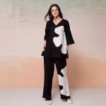 Abstract Printed Top With Pyjamas